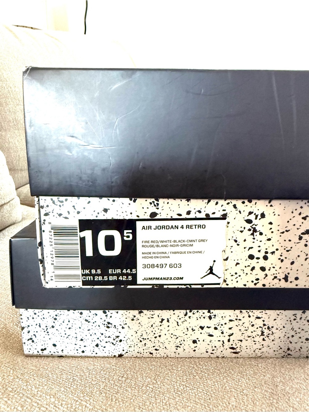 Air Jordan 4 Retro Bred 2012 Size 10.5 OG Box - Picture 8 of 8